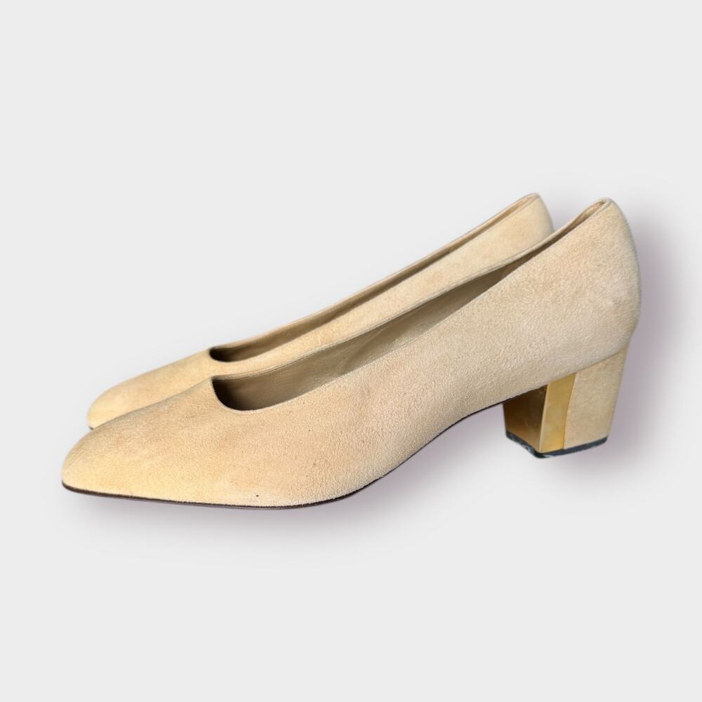 90s St. John Suede Heels Size 7.5